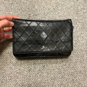 Chanel crossbody wallet purse